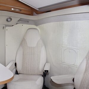 Thermovorhang Hindermann passend für Fiat Ducato ab 06/2006 mit Radiozugang Farbe hellbeige