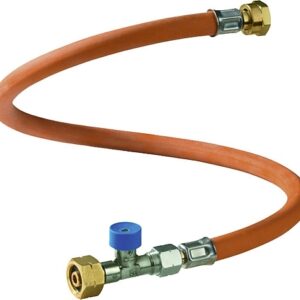Hochdruckschlauch 450 mm Anschluss G.7 GB Propane mit Schlauchbruchsicherung