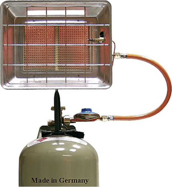 Gasheizstrahler HPV Infrarot 50 mbar 2-4,3 kW mit Piezozündung