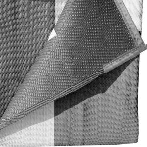 Vorzeltteppich BRUNNER Balmat 400 x 250 cm Farbe grau / weiß