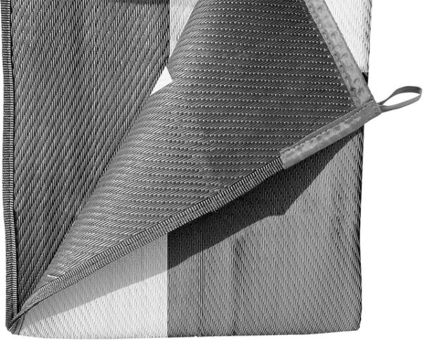 Vorzeltteppich BRUNNER Balmat 400 x 250 cm Farbe grau / weiß