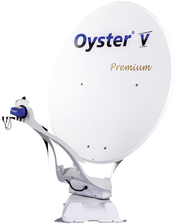 Satanlage automatisch Oyster 5 85 Twin LNB SKEW Premium inkl. Oyster Smart TV 22 Zoll