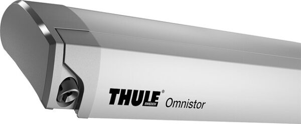 Dachmarkise Thule Omnistor 9200 600 x 300 cm Tuch Fb. saphir blau Gehäuse Fb. silber ohne Motor