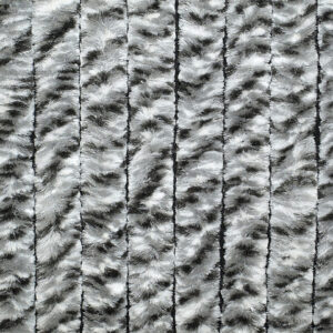 Türvorhang Arisol 100x205 cm Farbe weiß / silber / anthrazit gefleckt
