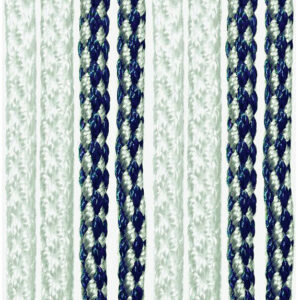Kordelvorhang Arisol 60 x 190 cm Farbe blauweiß