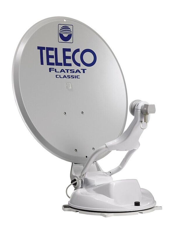 Satanlage automatisch TELECO Flatsat Classic BT 65 Twin Farbe weiss