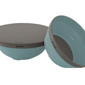 Set Schüssel und Sieb Outwell Collaps faltbar Farbe shadow green