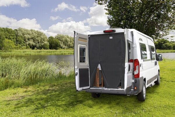 Insektenschutzvorhang HINDERMANN passend für Fiat Ducato 2007/2014 Typ 250/290, hoher Türausschn. H3, Hecktür