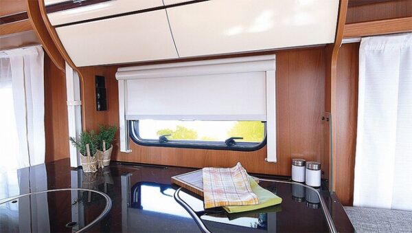 Kombi-Kassetten-Rollo REMIflair I , 1530 x 695 mm Farbe Kassette cremeweiß, Plissee weiß