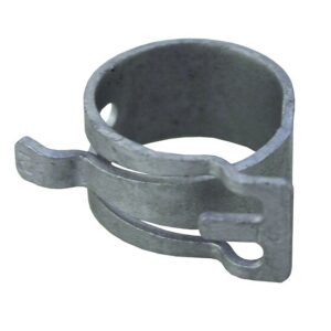 Federbandschelle LILIE WeißGELB® entspannt einzeln verpackt Durchm. 16 mm, Farbe grau