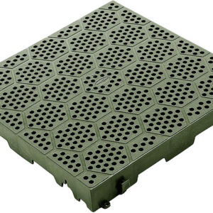 Bodenplatte BRUNNER Deck-Fit 38,5 x 5,5 x 38,5 cm Farbe grün