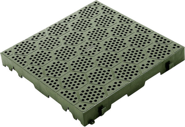 Bodenplatte BRUNNER Deck-Fit 38,5 x 5,5 x 38,5 cm Farbe grün