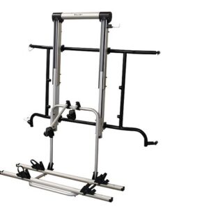 Fahrradträger EuroCarry passend für Fiat Ducato ab 07/06, 3 Räder, Tragl. 50 kg, elektr. absenkbar, schwarz