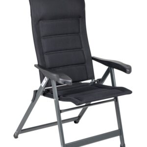 Air Deluxe Campingstuhl CRESPO ohne Kopfpolster 67 x 119 x 77 cm Farbe grau
