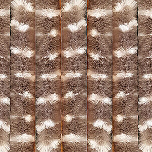 Türvorhang  ARISOL 100 x 205 cm Farbe braun/weiß