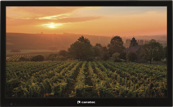Caratec Vision CAV220B.2 55cm/22 Zoll Weitwinkel TV mit DVB-T2 HD und DVB-S2