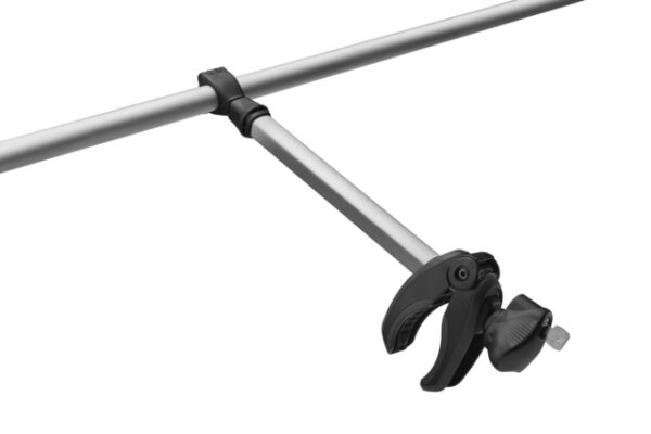 Abstandshalter THULE Bike Holder 2,5 Länge 30 cm mit Schloss + Acu Tight Drehgriff Farbe silber – Bild 2