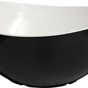 Salatschale Melamin gimex Linea Black 2 l Farbe weiß / schwarz
