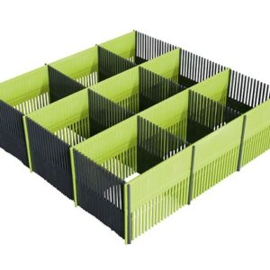 Stauleisten 100 MAXXI purvario Fb. limonengrün/anthrazit für Schubladen und Schränke 8er Set