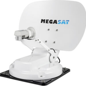 Satanlage automatisch Megasat Caravanman Kompakt 3 Twin Farbe weiß