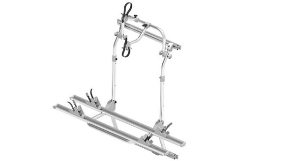 Fahrradträger EuroCarry passend für VW Crafter ab 2016, MAN TGE 2 Räder, Tragl. 35 kg, schwarz/eloxiert