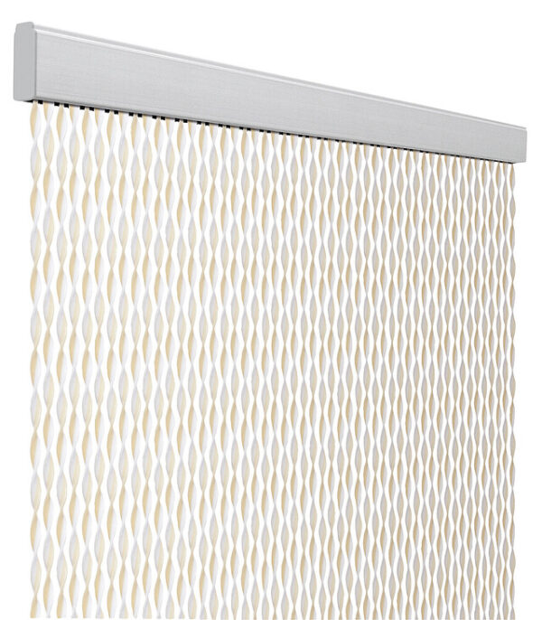 Türvorhang Arisol String 100 x 220 cm Farbe schwarz/ grau