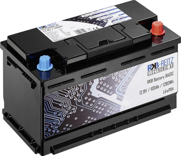 Lithium Batterie RKB LiFePo4, 12,8 V 50 Ah