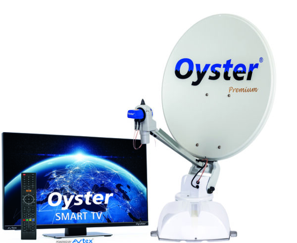 Satanlage automatisch Oyster 65 Single LNB Premium inkl. Oyster Smart TV 22 Zoll