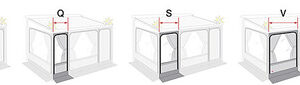 Frontpanel 40 Van Fiamma für Vorzelt