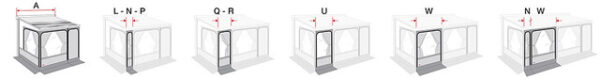 Vorzelt FIAMMA Privacy Room XXL 300 Caravan u. Reisemobile - F80 L 281 - 310 cm