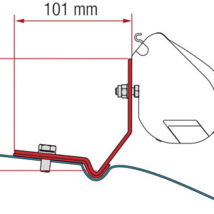 Adapterkit FIAMMA F35 passend für VW Caddy Maxi ab 2016
