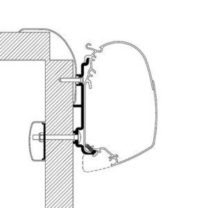 Adapter THULE  passend für Frankia 6 m