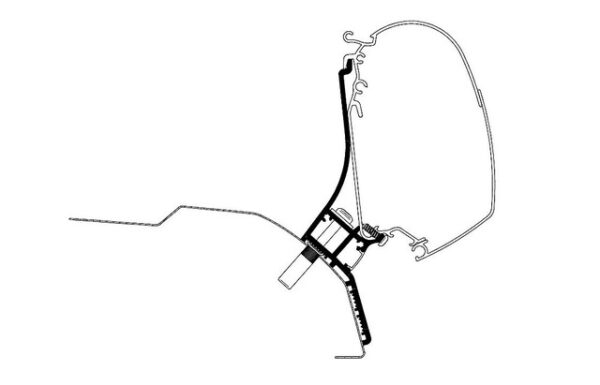 Adapter ThuleT5200 passend für Ducato / Jumper / Boxer 5400