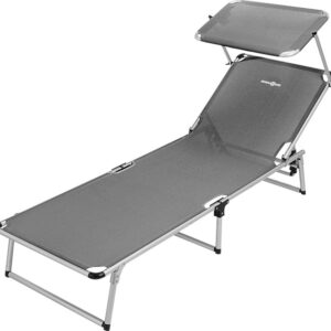 Campingliege BRUNNER Malibu Farbe grau
