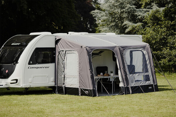 Caravan Vorzelt Vango Baletto Air 260 Elements Shield, kein Boden Farbe grau violett