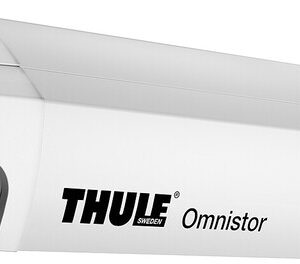 Dachmarkise THULE Omnistor 9200 600 x 300 cm Tuch Fb. mystic grey Gehäuse Fb. silber mit Motor
