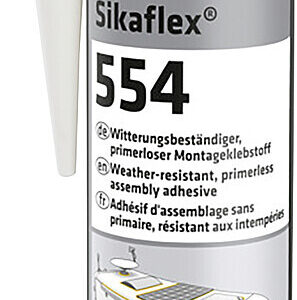 Klebstoff Sikaflex®-554 Inhalt 300 ml, Farbe schwarz