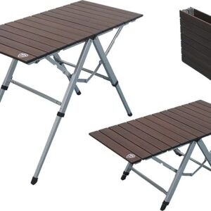 Tisch One Action Table DEFA Alu, Farbe wengé 81 x 40 x 35/60 cm in 2 Stufen