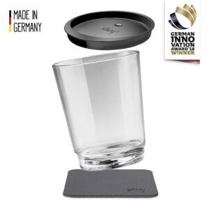 MagnetTrinkbecher silwy Triple 250 ml, Fb. lui blue 1 Becher + 1 Deckel + 1 Pad