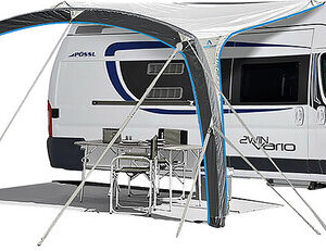 Sonnendach BRUNNER Skia Authentic 400 Farbe weiß/grau