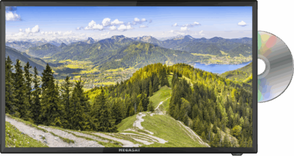 Fernseher MEGASAT Camping TV Royal Line III 24 Zoll LED Farbe schwarz
