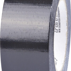 Uni-Gewebeband Petec 50 m x 48 mm Farbe schwarz