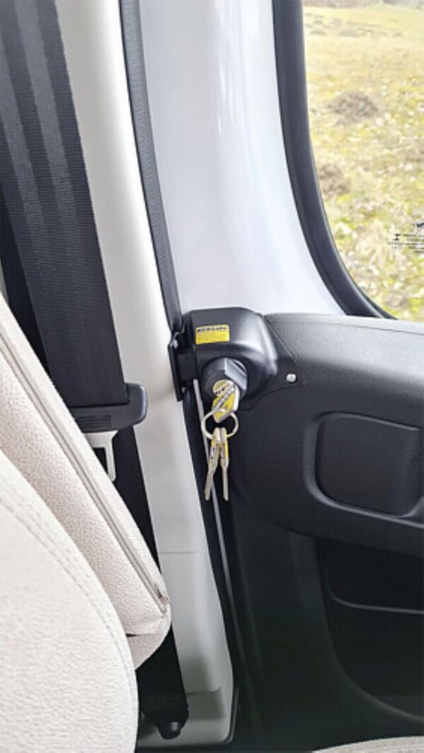 HEOSystem Set gleichschl. HEO Safe 1x Diebstahlzusatzschloss passend f. Fiat Ducato schwarz ab 2021 2 x Zusatzschloss weiß – Bild 3