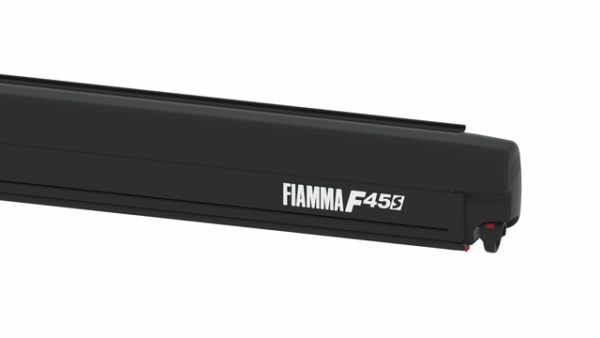 Markise FIAMMA F45S Deep Black passend für T5 Multivan LWB - RHDFb. Royal Grey UK Version
