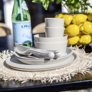 Geschirrset koziol CONNECT SET HELSINKI 10-tlg. Farbe nature desert sand