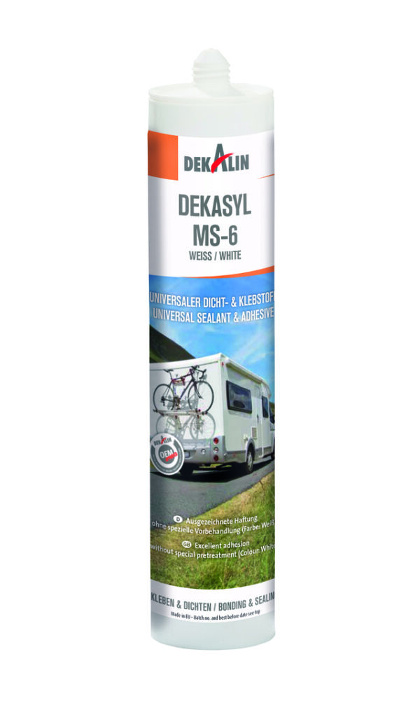 Klebstoff DEKALIN Dekasyl MS-6 Kartusche 310 ml Farbe weiß