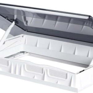 Dachhaube MAXXAIR Skymaxx Plus LX  mit LED 70 x 50 cm für Dachstärke 42 - 60 mm