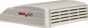 Dachlüfter MAXXAIR Mini Vent Deluxe 12 V mit Regenschutz Farbe schwarz