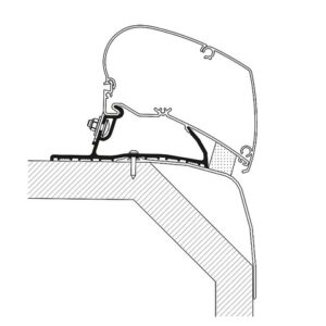 Markisenadapter THULE passend für Laika Kreos für Dach- Markise  Omnistor 6300 / 9200 3 teilig