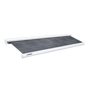 Wandmarkise DOMETIC PerfectWall PW 1500 450 x 250 cm Tuch Fb. horizon grey Gehäuse Fb. weiß manuell